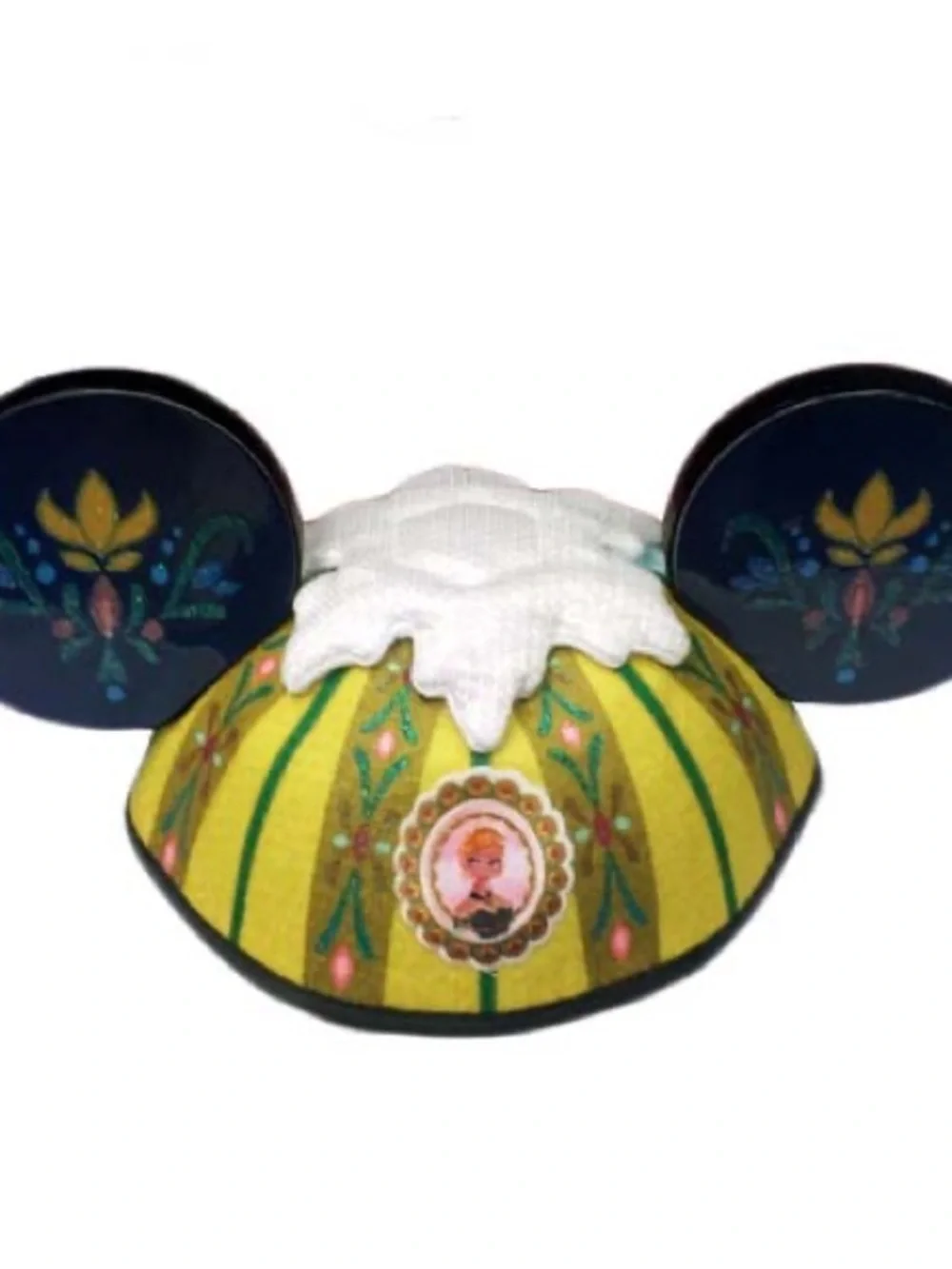 Disney Parks Frozen Elsa Anna 2 side Mickey ears hat